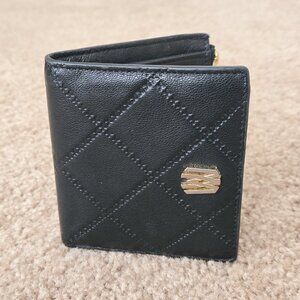 Antonio Melani Quilted Black Wallet